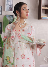 Jasmine By Soghat Creation Chikankari Cotton 3 Piece Unstitched Suit SC25JV3 D-05